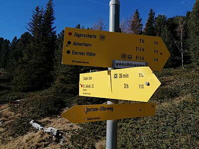 Rundwanderung der Naturfreunde - Staller Sattel-Obersee