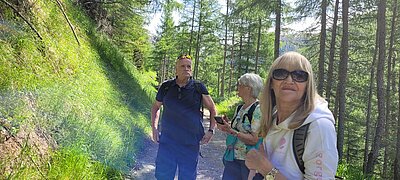 Wanderung der Naturfreunde - KALSER TALRUNDWEG (Abschnitt Hängebrücke, Felsenkapelle)