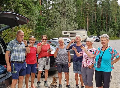 Wanderung der Naturfreunde - Böses Weibele und Hochstein Rundwanderung