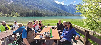 Radausflug der Naturfreunde zum Toblacher See