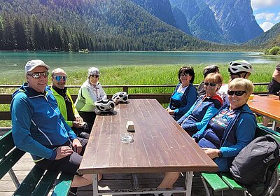 Radausflug der Naturfreunde zum Toblacher See