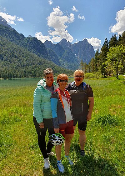 Radausflug der Naturfreunde zum Toblacher See