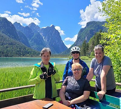 Radausflug der Naturfreunde zum Toblacher See