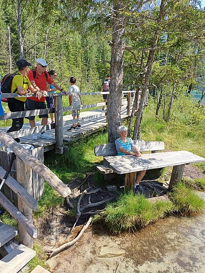 Ausflug der Naturfreunde - Staller Sattel - Antholzersee (Umrundung) - Pizza essen