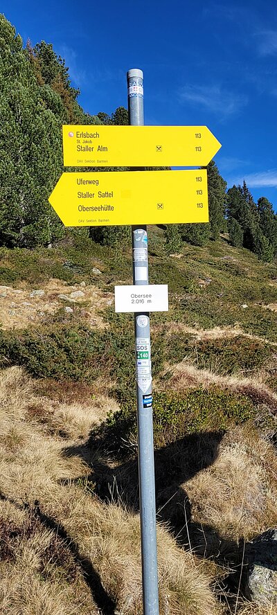 Rundwanderung der Naturfreunde - Staller Sattel-Obersee