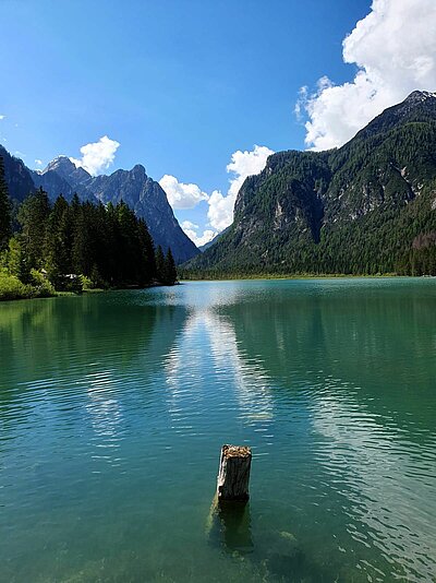 Radausflug der Naturfreunde zum Toblacher See