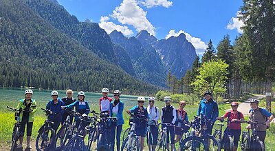 Radausflug der Naturfreunde zum Toblacher See