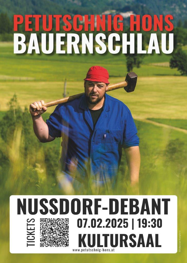 Kabarettabend Petutschnig Hons: "Bauernschlau"