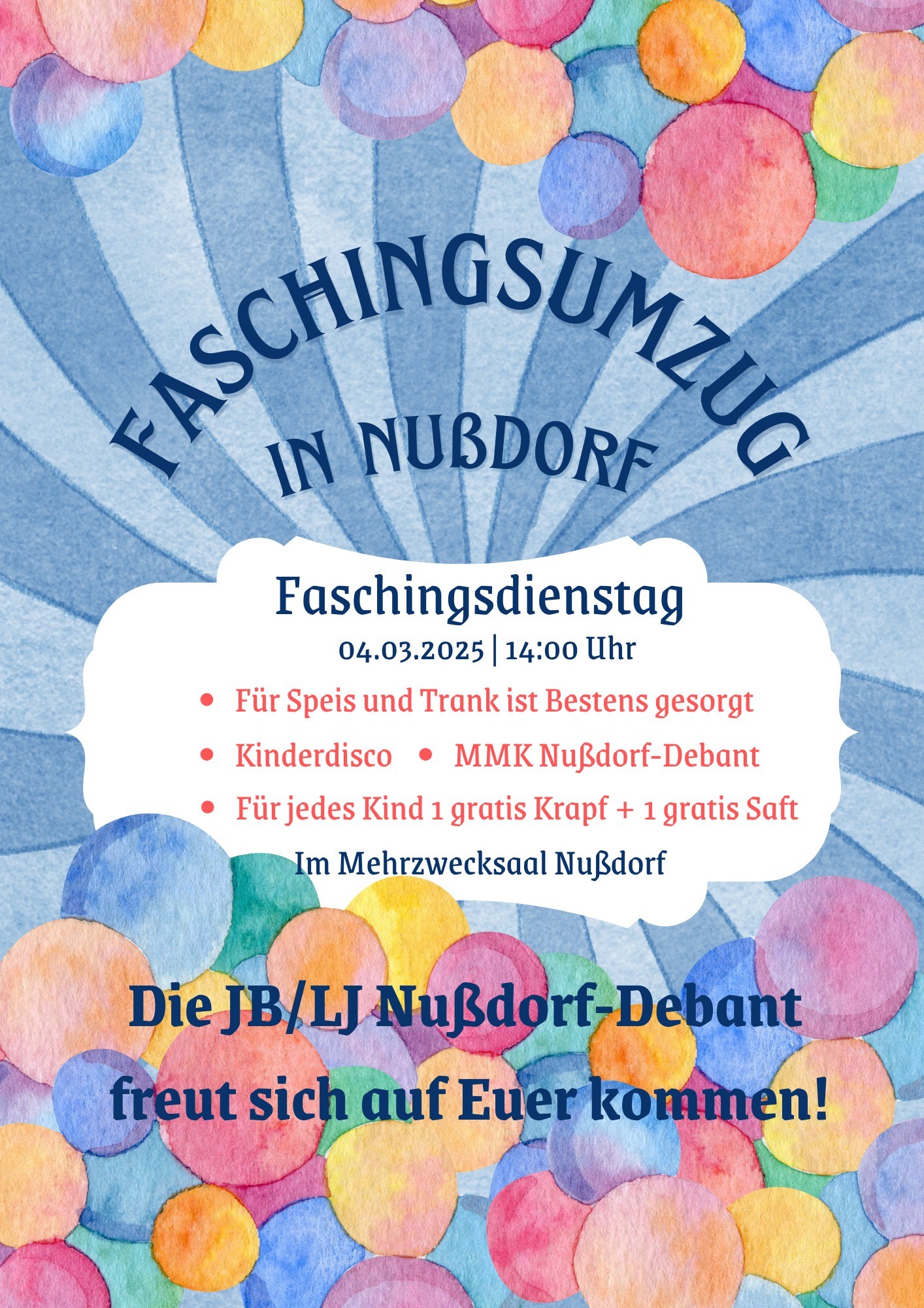 Faschingsumzug der Jungbauernschaft/Landjugend in Nußdorf