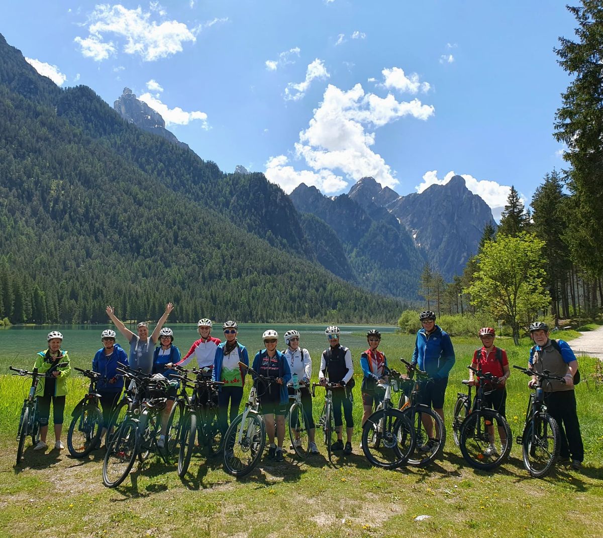 Radausflug der Naturfreunde zum Toblacher See